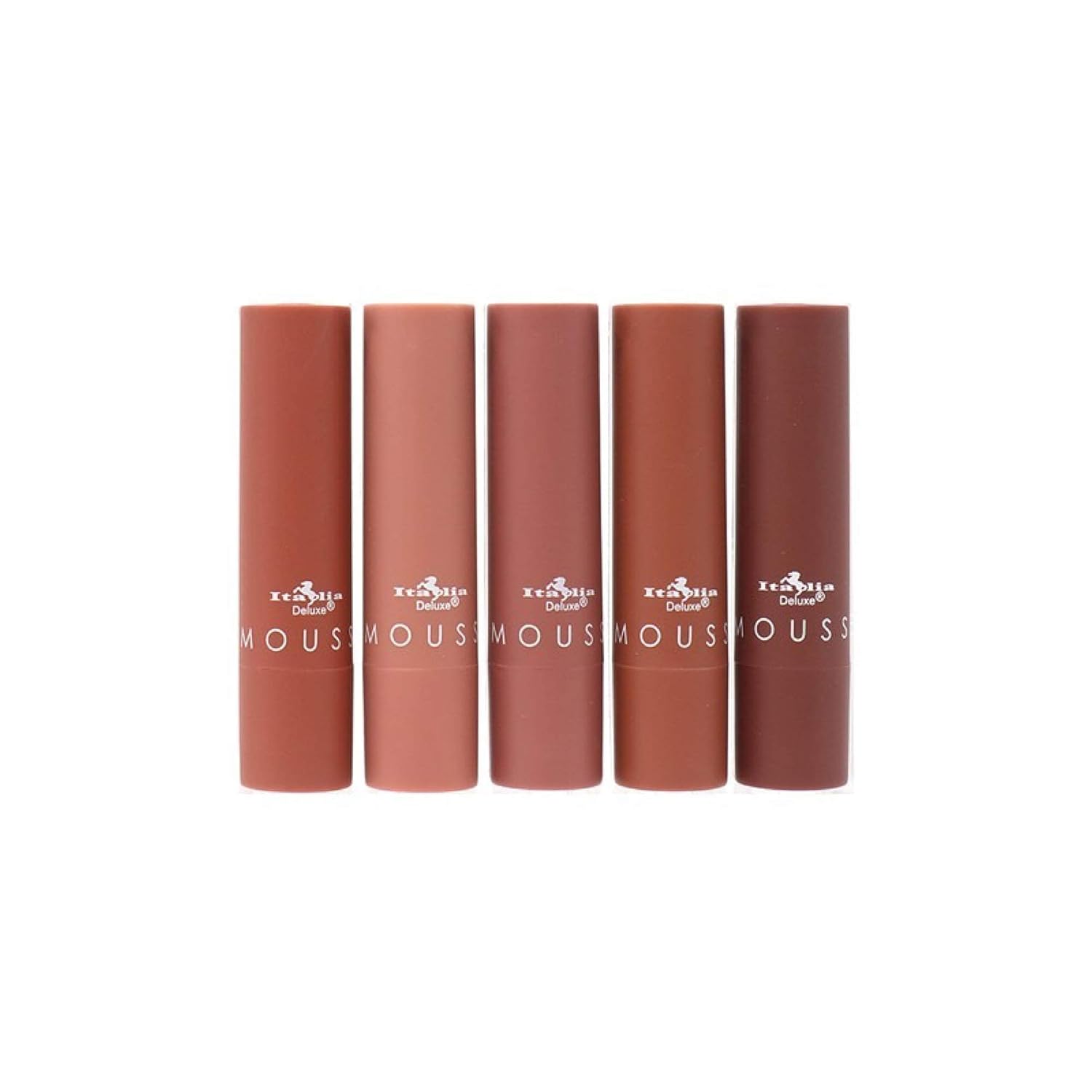 Italia Deluxe Top Five Mousse Matte Lipstick Set Send Nudes