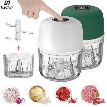 Electric Meat Mincer Garlic Chopper